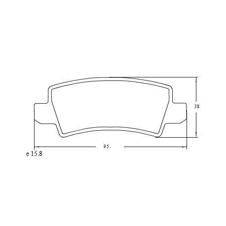 PASTILLAS DE FRENO TOYOTA COROLLA 1.6 VVT-I- SE-G 1.8 16V- XEI 1.8 2.0 16V - TRASERA