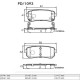 PASTILLAS DE FRENO HYUNDAI ACCENT III I30 IX35 KIA CEED CERATO PRIDE RIO SPORTAGE - TRASERA