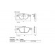 PASTILLAS DE FRENO FORD ECOSPORT FIESTA FOCUS KUGA TRANSIT - DELANTERA