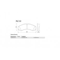 PASTILLAS DE FRENO IVECO DAILY 2.8 55C16 - DELANTERA-TRASERA