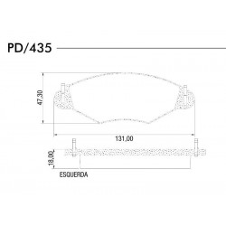 PASTILLAS DE FRENO CITROEN XSARA PEUGEOT 206 306 - DELANTERA