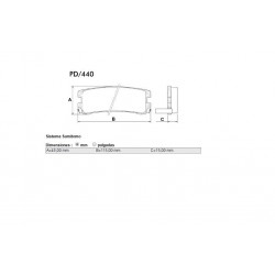 PASTILLAS DE FRENO NISSAN PATHFINDER 3.0 V6 - TRASERA