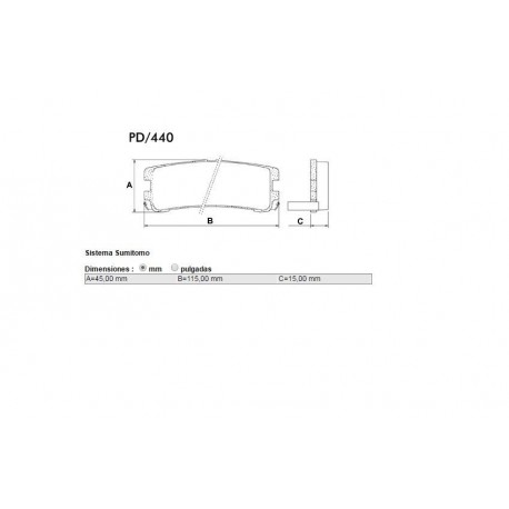 PASTILLAS DE FRENO NISSAN PATHFINDER 3.0 V6 - TRASERA