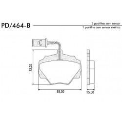 PASTILLAS DE FRENO LAND ROVER DEFENDER DISCOVERY RANGE ROVER 2.5 3.5 4WD - TRASERA