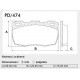 PASTILLAS DE FRENO LAND ROVER DEFENDER 90 2.5 TDI - DELANTERA