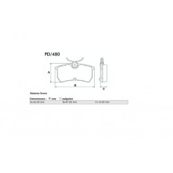 PASTILLAS DE FRENO FORD FOCUS - TRASERA