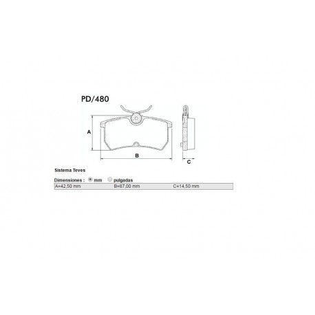 PASTILLAS DE FRENO FORD FOCUS - TRASERA