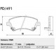 PASTILLAS DE FRENO TOYOTA COROLLA 02/07 FIELDER 05/ - DELANTERA