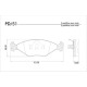 PASTILLAS DE FRENO VOLKSWAGEN GOL COUNTRY - DELANTERA