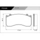 PASTILLAS DE FRENO MERCEDES BENZ ACCELO 915C ATEGO KNORR BREMSE SB5000 - DELANTERA-TRASERA