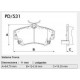 PASTILLAS DE FRENO CHRYSLER NEON SRT-4 PT CRUISER 1.6I. 2.0I 16V. 2.2 CRDI. GT 2.4I 00/06 - DELANTERA