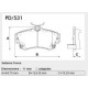 PASTILLAS DE FRENO CHRYSLER NEON SRT-4 PT CRUISER 1.6I. 2.0I 16V. 2.2 CRDI. GT 2.4I 00/06 - DELANTERA