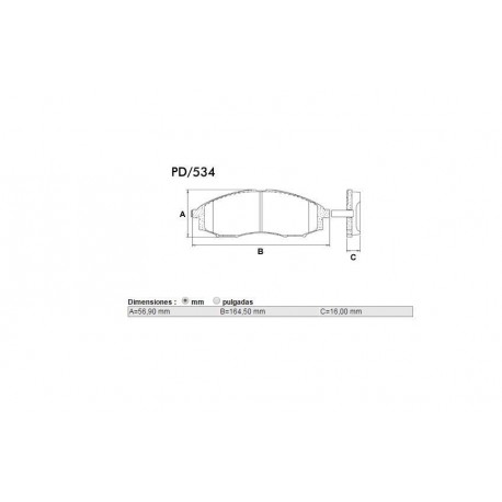 PASTILLAS DE FRENO NISSAN FRONTIER 98/04 PICK UP QUEST X-TERRA 00/02 - DELANTERA