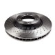 DISCO DE FRENO DELANTERO VENTILADO IZQUIERDO PORSCHE-911 GT3-TYPE 997 (D.07) (DIAMETRO 350MM-ALTURA 67MM-AGUJEROS 5)