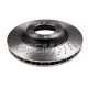 DISCO DE FRENO DELANTERO VENTILADO IZQUIERDO PORSCHE-911 GT3-TYPE 997 (D.07) (DIAMETRO 350MM-ALTURA 67MM-AGUJEROS 5)