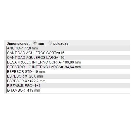 BLOQUE DE FRENO