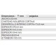 CINTA DE FRENO 4 PIEZAS FIAT DUNA-FIORINO-147-UNO PEUGEOT 205 DIAM.CAMP.185MM ANCHO 30MM ESPESOR 5MM