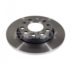 DISCO DE FRENO SOLIDO AUDI A4 2.4 V6 30V / 3.0 V6 - 00/.. TRAS.DIAM.255MM CUBO 12MM