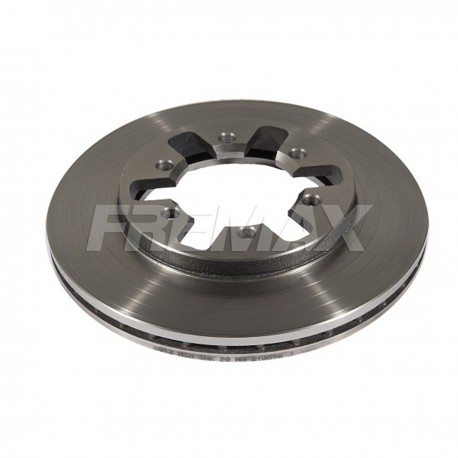 DISCO DE FRENO DELANTERO VENTILADO NISSAN PICKUP D21 (D.85) (DIAMETRO 250MM-ALTURA 37MM-AGUJEROS 6)