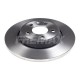 DISCO DE FRENO TRASERO SOLIDO AUDI A4 1.8-2.0-2.7-QUATTRO 3.0-3.2- Q5 2.0-3.0-3.2 (DIAMETRO 300MM-ALTURA 36.50MM-AGUJEROS 5)