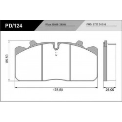 PASTILLAS DE FRENO MERCEDES BENZ 712C 914C 915 ELECTRONICO - DELANTERA-TRASERA