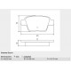 PASTILLAS DE FRENO CITROEN C4 COUPE GEELY EMGRAND 7 1.8 PEUGEOT 307 04/ - TRASERA