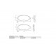 PASTILLAS DE FRENO CHEVROLET COBALT ONIX SONIC SPIN - DELANTERA