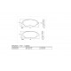 PASTILLAS DE FRENO CHEVROLET COBALT ONIX SONIC SPIN - DELANTERA