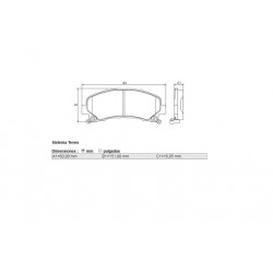 PASTILLAS DE FRENO CHEVROLET S10 2.4 2.8 TRAILBLAZER ISUZU D-MAX - DELANTERA