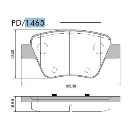 PASTILLAS DE FRENO AUDI A3 SEAT LEON VOLKSWAGEN GOLF SCIROCCO VENTO 2.0 - TRASERA