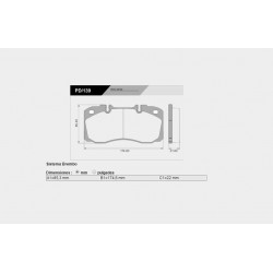 PASTILLAS DE FRENO IVECO B12 B9 CITYCLASS DAILY 70C16 EUROCARGO - DELANTERA