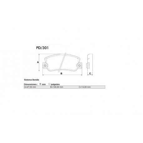 PASTILLAS DE FRENO DACIA 1210 1310 1410 RENAULT R12 - DELANTERA