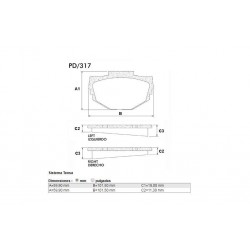 PASTILLAS DE FRENO POSICION: (289)
