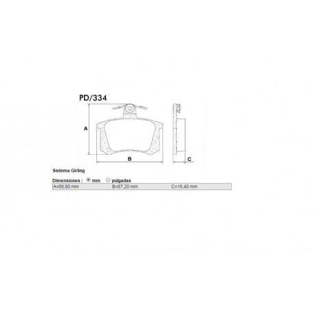 PASTILLAS DE FRENO ALFA ROMEO 33 155 164 AUDI A4 A6 FIAT BARCHETTA COUPE TEMPRA - TRASERA
