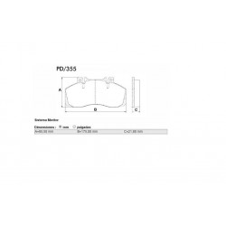 PASTILLAS DE FRENO MERCEDES BENZ 710D 814D - DELANTERA