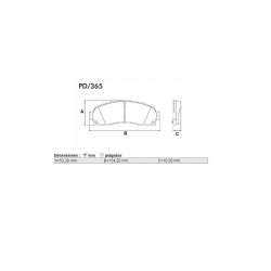 PASTILLAS DE FRENO FORD EXPLORER RANGER 03/07 - DELANTERA