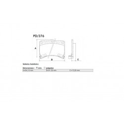 PASTILLAS DE FRENO FORD ESCORT 91/96 MAZDA 121 323 MX3 - DELANTERA