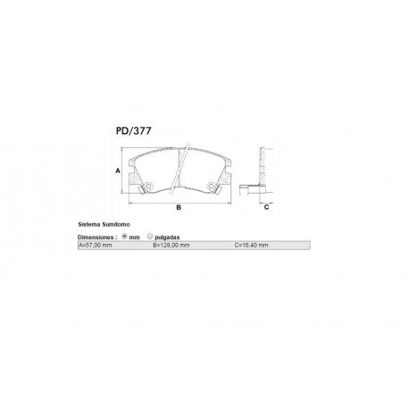 PASTILLAS DE FRENO MITSUBISHI L200 L300 MONTERO - DELANTERA