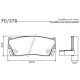 PASTILLAS DE FRENO CHEVROLET TRACKER SUZUKI SIDEKICK VITARA - DELANTERA