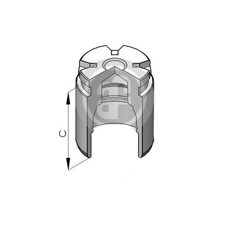 PISTON DE CALIPER HONDA LEGEND I HYUNDAI SONATA LEXUS LS CT CX-5 MGF MG NISSAN PRIMERA ALMERA ROVER 800(TRASERO) 38MM