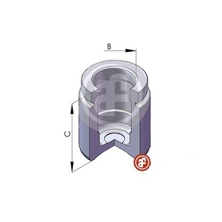 PISTON DE CALIPER BMW E46 COUPE X3 X5 MG ZT -260 VOLVO XC70 V70 S80 S60 (TRASERO) 42MM