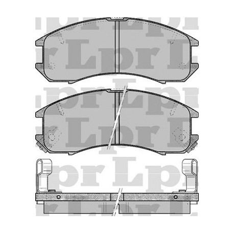 PASTILLAS DE FRENO FORD PROBE - DELANTERA