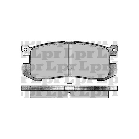 PASTILLAS DE FRENO MAZDA 626 MX6 - TRASERA