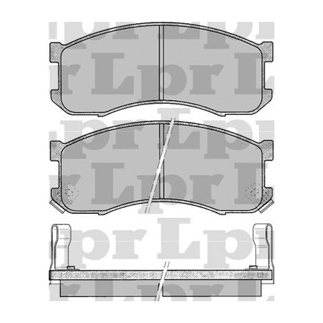PASTILLAS DE FRENO HONDA ACCORD KIA K200 MAZDA MPV - DELANTERA