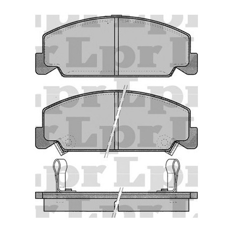PASTILLAS DE FRENO HONDA ACCORD CIVIC LX 91/96 - DELANTERA