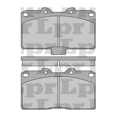PASTILLAS DE FRENO DODGE STEALTH MITSUBISHI 3000GT SUBARU IMPREZA - DELANTERA
