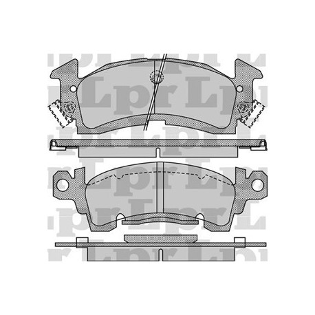 PASTILLAS DE FRENO CHEVROLET C10 YUKON JEEP GRAND WAGONEER - DELANTERA