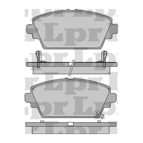 PASTILLAS DE FRENO HONDA ACCORD 1,8 16V 2,0 16V - DELANTERA