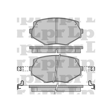 PASTILLAS DE FRENO MAZDA MIATA MX5 - TRASERA