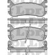 PASTILLAS DE FRENO FORD ESCORT MAZDA MIATA - TRASERA
